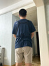 福爱家围裙TPU防水防油围裙男女家用家务厨房围裙工作服时尚围腰 半透灰 实拍图