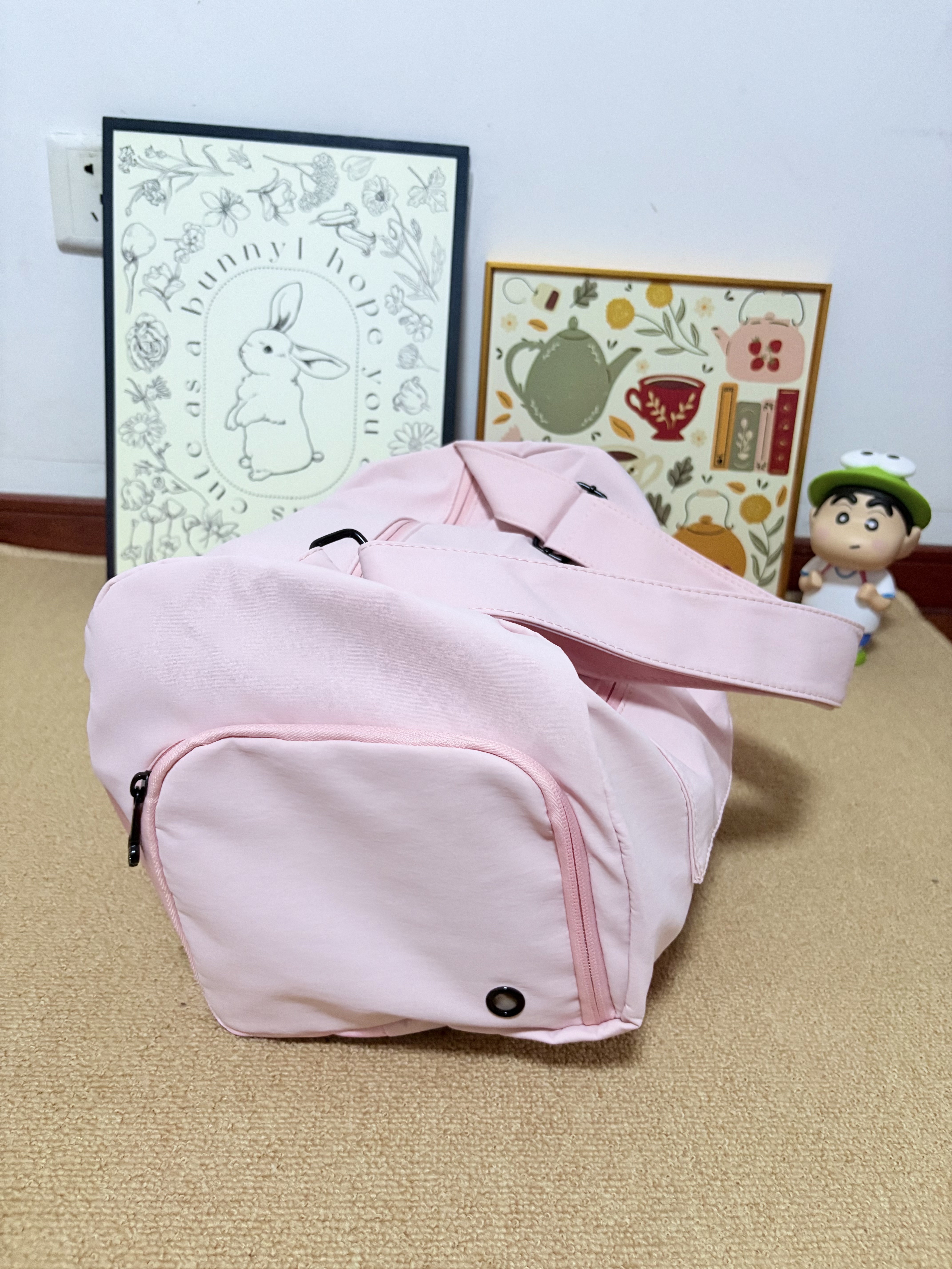 范爷家短途旅行包便携衣物收纳袋旅游女手提外出行李包运动健身包游泳包 实拍图