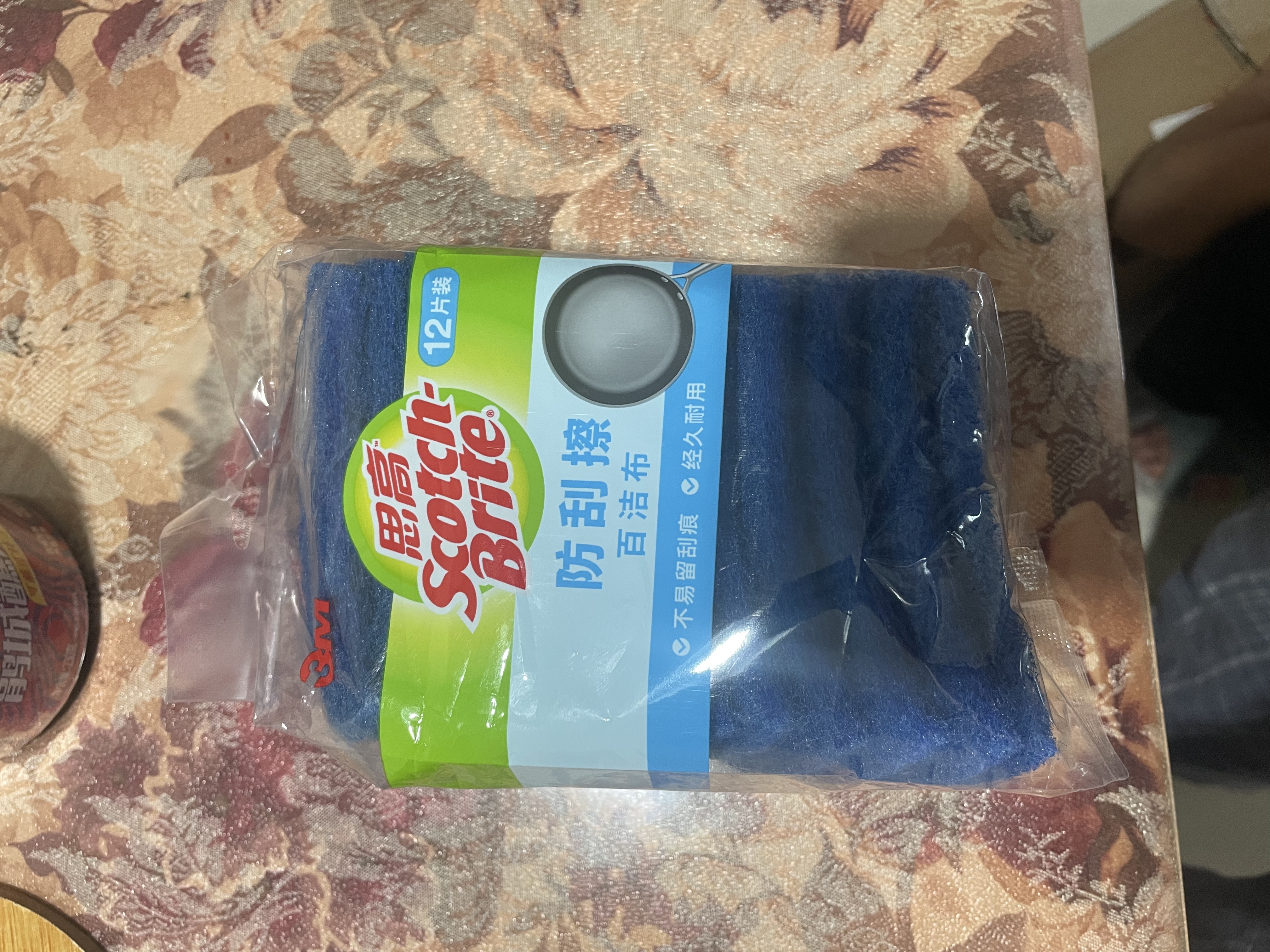 3M思高铁锅碗盘百洁布一般厨具海绵百洁布洗碗布海绵百洁擦厨房家用 不粘锅专用百洁布12片装 实拍图