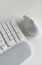 罗技（Logitech）Wave Combo 无线人体工学键鼠套装 垂直鼠标 无线蓝牙鼠标 办公键盘 无线键盘 蓝牙键盘 白色 实拍图