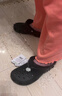 卡骆驰（CROCS）檀健次同款经典洞洞鞋轻便百搭女沙滩鞋包头拖鞋男鞋|10001 黑色-001(含智必星) 40 (250mm) 实拍图