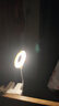 智能语音小夜灯声控灯小台灯便携氛围拍照LED卧室宿舍床头节能灯 USB插口即插即用 白色折叠语音灯【1个装】 实拍图