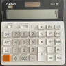 卡西欧（CASIO）DH-14-WE中型无声款14位数字显示 双电源超宽计算器 白色 实拍图