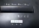 得力碎纸机5级保密单次8张连碎30分钟大型强力办公室专用粉碎机23L容量 可碎盘 33043 实拍图