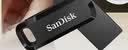 闪迪（SanDisk）128GB Type-C USB3.2 手机U盘DDC3黑色 读速高达400MB/s 自动备份 手机电脑两用  实拍图