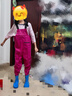 神鲨玫红色儿童下水裤连体裤赶海衣服防水裤涉水服雨裤玩水玩沙赶海服 实拍图