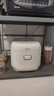 美的（Midea）小碧玉电饭煲小型1-2-3人3L0氟含钛陶瓷白玉釜家用煲汤粥智能预约多功能电饭锅RE360 实拍图