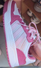 adidas ENTRAP美式校园风运动少年感复古篮球风板鞋男女阿迪达斯   白色/粉色   36 实拍图
