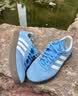 adidas「T头鞋」VL COURT复古休闲板鞋德训鞋男女阿迪达斯轻运动 蓝色/亮白/树脂黄 (推荐女生选小半码)   36 实拍图