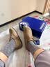 BIRKENSTOCK勃肯德国进口男女款牛皮绒面革软木London低帮休闲鞋 棕色窄版1010504 39 实拍图