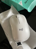 罗技（Logitech）M221 轻音鼠标 无线鼠标 办公鼠标 对称鼠标 带无线微型接收器 米白色 实拍图