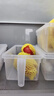 百易特冰箱收纳盒食品级保鲜盒厨房蔬菜饺子整理神器冷冻专用鸡蛋储物盒 冰箱收纳盒【8个装】 实拍图