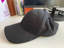 花花公子（PLAYBOY）棒球帽男女通用情侣款百搭帽子休闲遮阳帽可调节 【金边 黑色光板】 实拍图