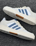 adidas「小锯齿」D-PAD CLASSIC美高风篮球风板鞋男女阿迪达斯 白色/遗迹蓝/棕色   38 实拍图