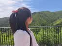 ASK JUNIOR女童连衣裙夏薄款泡泡袖公主裙海滨沙滩度假风小白裙 实拍图