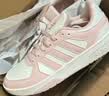 adidas COURTBEAT场下休闲篮球风板鞋男女阿迪达斯官方轻运动   白色/沙棕粉   36 实拍图
