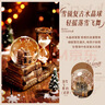 DEERC音乐盒水晶球飘雪八音盒6-14岁沙漏摆件生日女孩玩具毕业礼物生日 复古铁塔【七色灯+多首音乐+手动飘雪+沙漏+礼袋】 2026火的玩具水晶球沙漏八音盒 实拍图