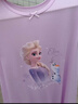 迪士尼（Disney）女童睡裙莫代尔夏女孩爱莎公主家居服冰丝睡裙儿童睡衣橘粉120 实拍图