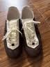 FOOT INDUSTRY 足下工业「品牌经典」芭蕾德训鞋真皮舒适百搭运动休闲透气女鞋 棕色/古白 「品牌经典」 39 实拍图