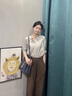 狄梵普（DIFANPU）女士包包2026新款单肩包手提包生日礼物实用送女友送老婆送妈妈 蓝色【礼盒】 中包 实拍图