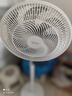 美的（Midea）【飓风节能】七叶柔风立式电风扇/家用轻音落地扇/台式小型风扇/大风力遥控定时摇头风扇 SAH35BSJ 实拍图