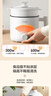 美的（Midea）电煮锅 宿舍小电锅 电蒸锅 学生寝室一体泡面小火锅电煮锅 多功能锅 电热锅 XZE1613 配蒸笼 1.7L 实拍图
