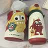 babycare儿童保温杯水壶吸管杯大宝宝学饮杯不锈钢三合一上学600ml 实拍图