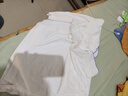 优衣库快干POLO衫/短袖/条纹饰边男装女装合作款/T恤485564 00 白色 XL 实拍图