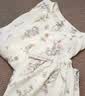 嫚熙（EMXEE）睡衣春夏季孕妇装衣服裤子哺乳待产产后月子服家居服套装弹力丝麻 绮幻花信两件套-胸垫款 无哺乳口 M（适穿115斤以下） 实拍图