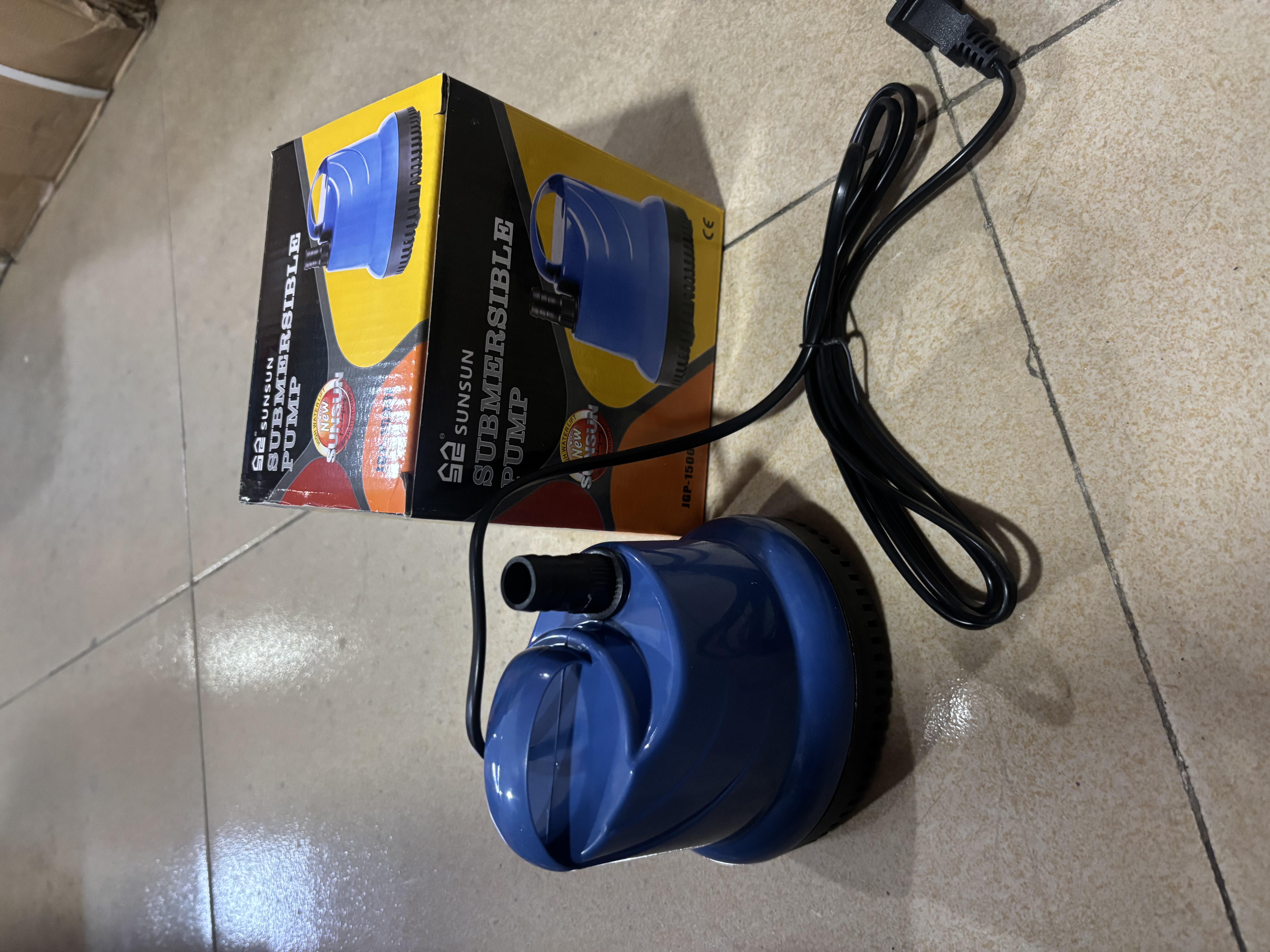 森森鱼缸水泵低水位抽水泵底吸泵水族箱循环泵底吸泵 JGP-2500L 40W  贈1米水管 实拍图