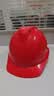 伟光 ABS安全帽  V型新国标透气款 防砸耐穿刺 Y型下颏带工地建筑头盔 红色旋钮式 实拍图