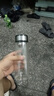 【京东物流配送】高硼硅双层玻璃杯大容量泡茶杯水杯子茶水分离杯 【双层加厚】茶杯350ml1只 实拍图