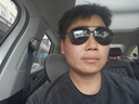 帕森（PARZIN）偏光太阳镜男 经典飞行框蛤蟆镜遮阳防晒开车专用墨镜送男士礼物 黑框黑灰片【PZ8009】 实拍图