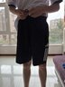 阿迪达斯短裤男夏季透气薄款宽松休闲运动梭织五分裤 黑/白 1CS-BW  M  实拍图