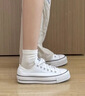 匡威（Converse）All Star Lift夏季经典厚底鞋小白鞋帆布鞋560251C 560251C/白色 （推荐选大半码） 41 实拍图