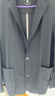 罗蒙（ROMON）男士防晒西服26年夏季商务免烫高档单西凉感外套上衣黑色XL 实拍图