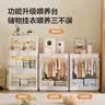 京东京造 熊熊儿童衣柜 童装衣物收纳柜宝宝裙子加高衣柜 64面宽3层 实拍图