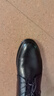 海澜之家HLA皮鞋男士商务休闲春夏德比正装鞋子男H135/H171 黑色40 实拍图