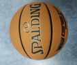斯伯丁（SPALDING）篮球牛皮室内竞赛7号比赛TF专业赛事砖色耐磨牛皮篮球 78-031Y 实拍图