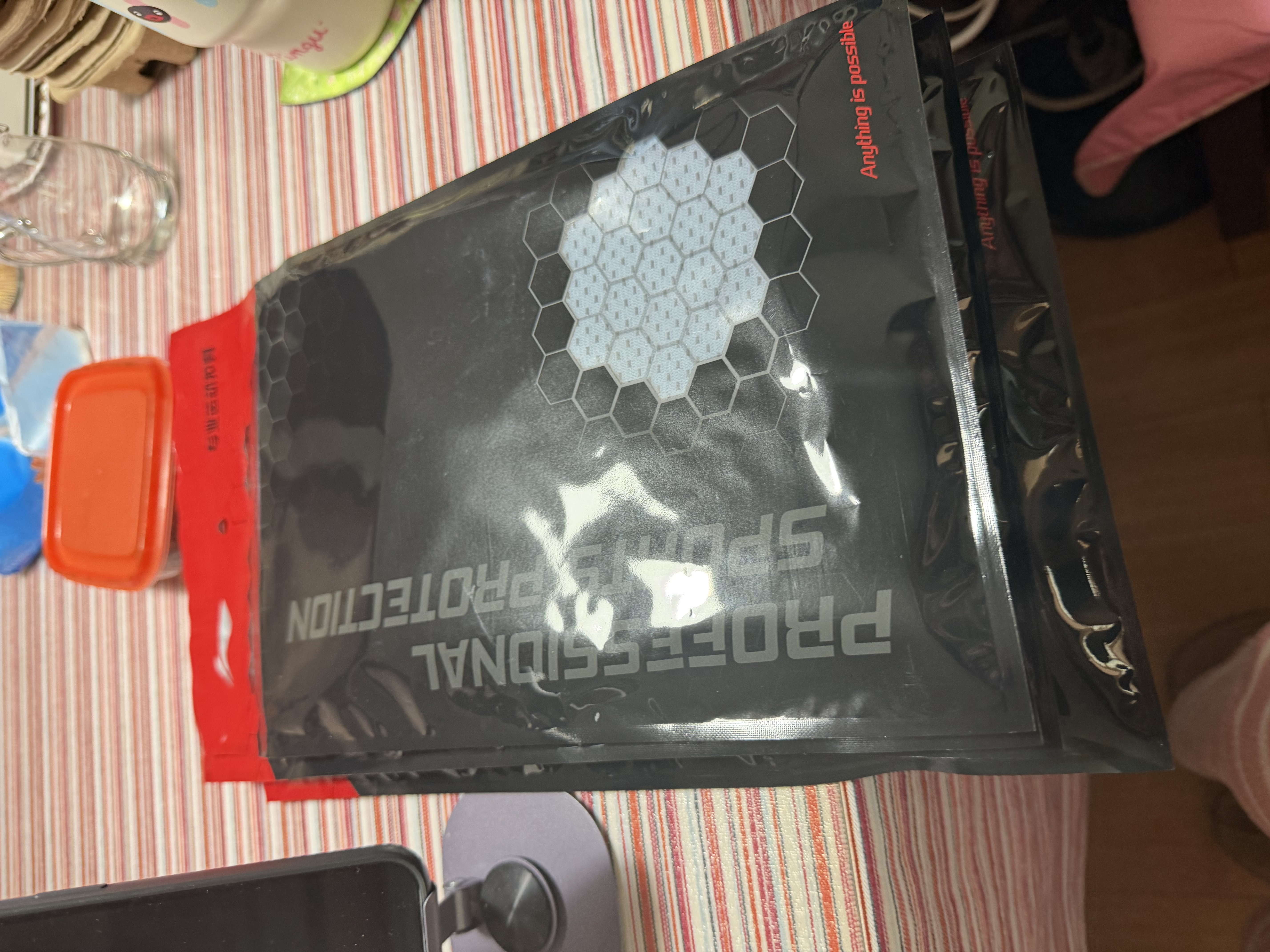 李宁跑步护膝男士专业运动膝盖针织透气关节护具保护套爬山篮球跳绳女 实拍图