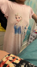 迪士尼（Disney）女童睡裙莫代尔夏女孩爱莎公主家居服冰丝睡裙儿童睡衣橘粉120 实拍图