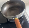 哥思顿章丘大肚锅手工锻打老式炒锅无涂层不粘辅食锅 鱼鳞款28cm 实拍图
