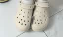 卡骆驰（CROCS）贝拉洞洞鞋沙滩鞋包头女鞋厚底拖鞋|210062 冬日白 -11S（含智必星） 37 (230mm) 38 实拍图