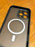 魔杰乐 适用苹果17promax手机壳磁吸充电iPhone16promax手机保护套沙漠色全包防摔软胶肤感磨砂简约轻奢 磁吸黑色【莱卡系列-金属镜头圈】 iPhone16ProMax 实拍图