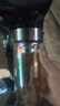 双层玻璃杯大容量保温防烫茶水分离鹅蛋杯胖胖款 【双层加厚】钢本色鹅蛋杯500ml 实拍图