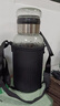 【送杯套】大容量加厚玻璃杯子便携杯茶水分离带杯套泡茶水杯 透明 1000ml吨吨桶 1只装 实拍图