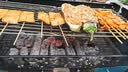 原始人烧烤架户外烧烤炉家用庭院烤肉架木炭便携碳烤炉子烧烤工具全套 免安装折叠款【304网-烤羊腿-省心大全套】 实拍图