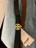 Tory Burch 汤丽柏琦【12期免息】 MILLER金属皮带腰带TB 138935 黑色/金色 001 XS  (850mmx25mm) 实拍图