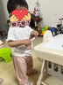 巴厘小猪（BALIPIG）女童短袖套装夏季薄款女宝宝甜美可爱两件套婴儿分体衣服儿童夏装 虾玉粉 90 cm 实拍图