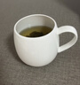 景顺景德镇陶瓷杯骨瓷简约水杯子纯白色茶杯定制LOGO马克水杯 大肚杯配盖子和小勺（400ml） 实拍图
